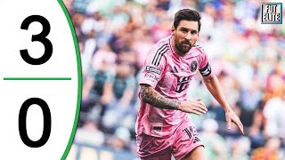 Lionel Messi - Seattle vs Inter Miami 3-0 Extended Highlights & Goals 2025