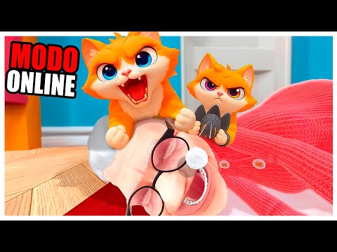 UM GATO ZOAVA MUITO, IMAGINA DOIS!! Jogando o MULTIPLAYER do I am Cat Vr com o Lipão!
