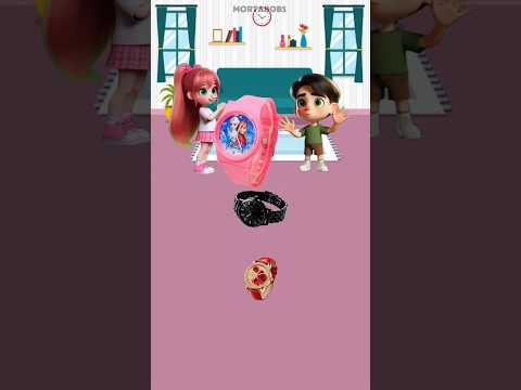 Jam Tangan Putri Elsa #animasi #kartun #shorts
