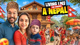 Living Like A NEPALI For 24 Hours 😱