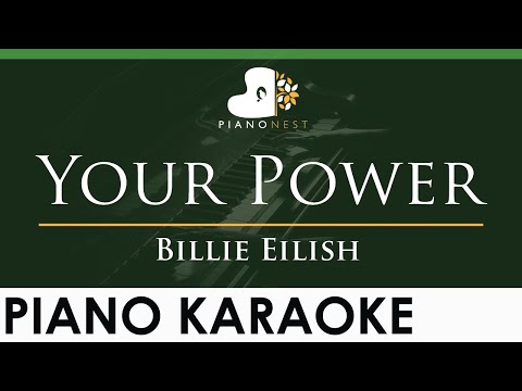 Billie Eilish – Your Power – LOWER Key (Piano Karaoke Instrumental)