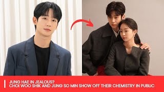 Is Jung Hae In jealous? Choi Woo Shik and Jung So Min show off their chemistry in public