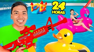 24 HORAS en INFLABLES en PISCINA