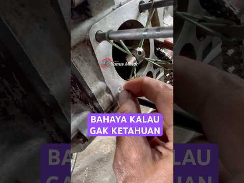 Untung dicek kalau tidak bisa ambrol lagi ni mesin