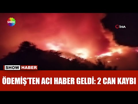Çeşme ve Ödemiş'teki yangınlar sürüyor