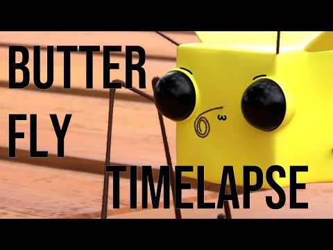 Butter🧈Fly🦋 (Blender Timelapse)