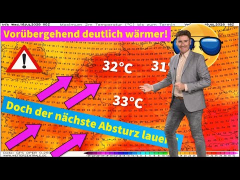 Kurze Hitzepeaks, dann neue Unwetterlagen: Starkregen wird zur Gefahr - Sturzfluten möglich!