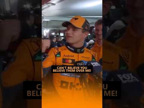 George thought Lando blamed him after quali ๐คฃ #f1 #formula1 (source: DAZN)