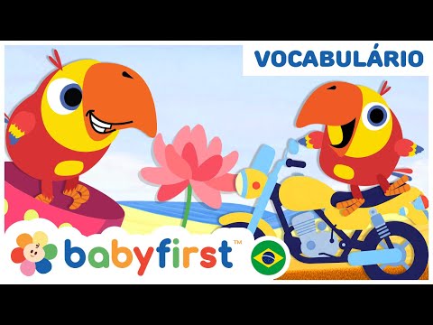 Aprender Vocabulário com Diversão é POSSÍVEL com Larry o Papagaio | Novas palavras | Baby First