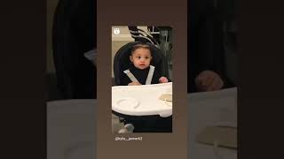 Kylie Jenner saying bye to stormi Webster