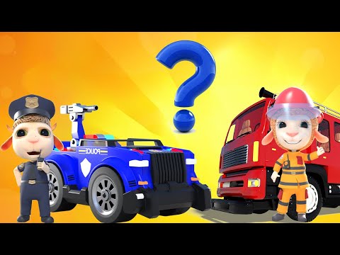 Police Officer or Firefighter? What Do Kids Dream of Becoming? 🔥🚓Funny Short Stories