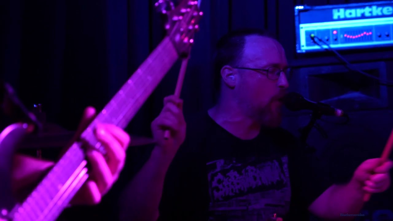Screenshot of Hommingbird of Death playing live in Portland, Oregon