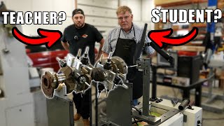 I Never Thought I'D Be Teaching HIM… SBC Crankshaft Balancing!