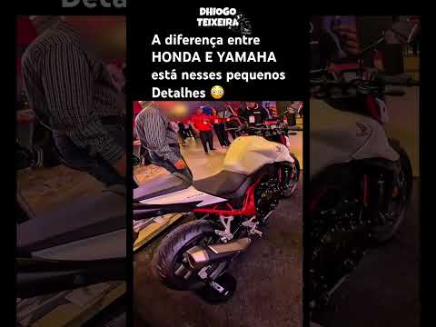 A diferença entre HONDA E YAMAHA está nesses pequenos detalhes #hornet750 #tenere250 #mt03 #mt07
