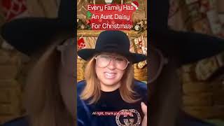 Aunt Daisy visits for Christmas