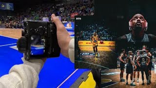 Behind The Lense At Pro Basketball Game / POV Photography