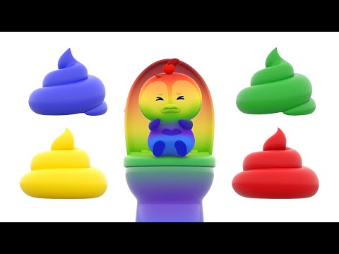 Aprende Colores con Caca💩 | cartoon para niños, Lotty Friends