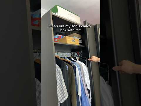 Surprising my son with a clean box!!☺️❤️(mom tip: do it regular to avoid dust in the cookie grindr)