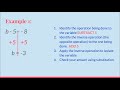 Solving One Step Equations with Integers