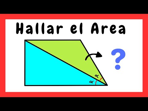 ✅👉Hallar el area del Triangulo ✅¿Podrás Resolverlo?