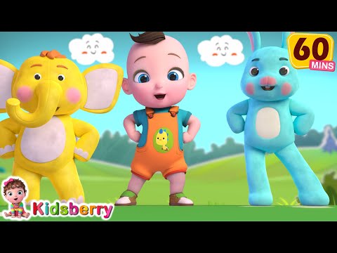 If You're Happy + ABC Song Compilation | Fun Nursery Rhymes for Toddlers | Kidsberry Nursery Rhymes