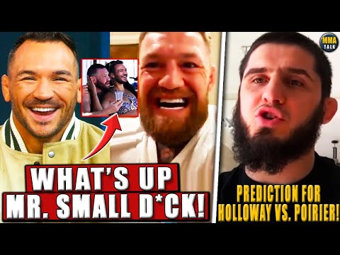 Michael Chandler ROASTS 'small d*ck' Conor McGregor!*CONOR RESPONDS*;Islam PICKS Poirier vs Holloway