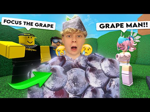 BECOMING A GRAPE IN REAL LIFE.. 😱 (Murder Mystery 2)