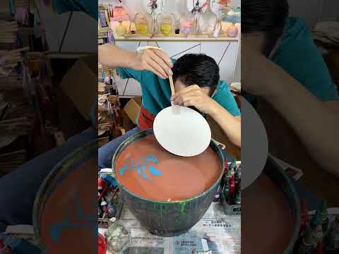 玩漆有道手工画～小桥流水人家  #文化  #非遗 #传承 #艺术 #风景画 #民间手艺人 #民族風 #风景 #画