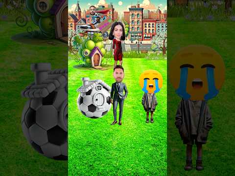 في أي بيت سأبقى؟😭😔 رونالدو جونيور رونالدو🤩، ميسي☺️، نيمار😎