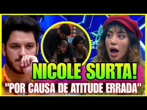 🚨A PIOR ATITUDE! CONFUSÃO E CAOS, NICOLE SAI DO CONTROLE E CHOCA PRODUÇÃO! | Estrela Da Casa