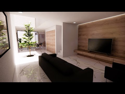 LA MEJOR CASA MINIMALISTA DE 5m DE FRENTE TE SORPRENDERÁ EL INTERIOR  | Modern Minimalist House