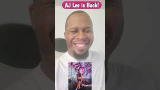  AJ Lee Returns Live Reaction!! 