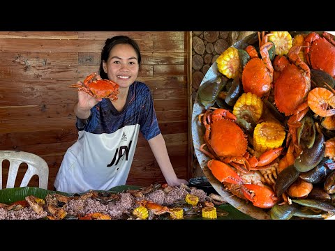 Buttered Seafoods for Lunch [Rice Planting Season] Grilled Liver for Snack