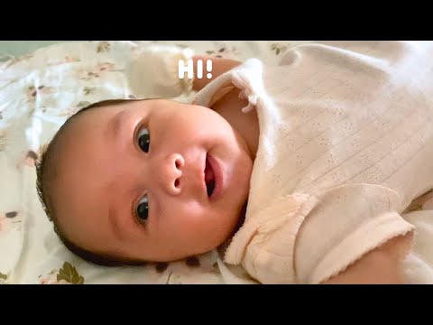 our baby's first word! (life with a newborn)