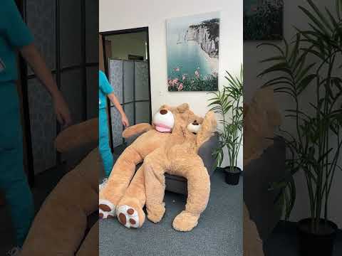 Undercover teddy patient escapes unnoticed! #shorts