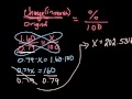 Calculating Percent Change with Proportions