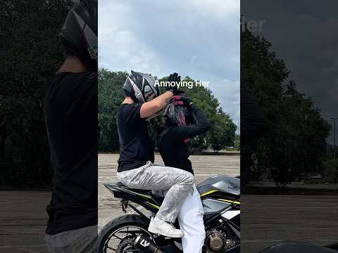 I’m The Backpack 😂#bikercouple #bikergirl #biker #motorcycle #bikelife #backpack #funny #bike
