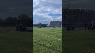 Pyro at the Northern League Division 2 League Cup final