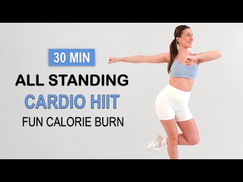 30 Min ALL STANDING CARDIO HIIT | Burn Calories & Have Fun | Sweaty, No Repeat