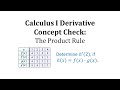 Understanding the Product Rule in Differentiation