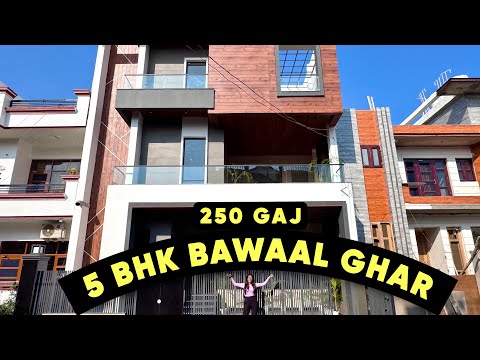 Inside a 250 Yard B Road House Design With Luxury Interior Design | House Sale in Mohali | Home Tour