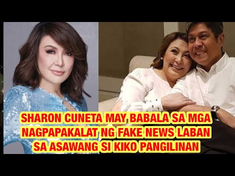 SHARON CUNETA NAGALIT SA MGA FAKE NEWS LABAN SA ASAWANG SI KIKO PANGILINAN. #trending