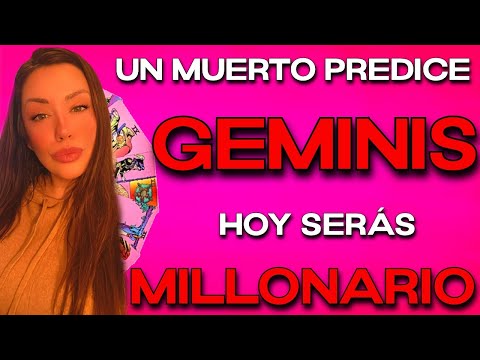 GEMINIS ♊️ UN MUERTO TE PREDICE LA LOTERIA ⚰️🍀 NUMEROS EXACTOS 🔮😱 HOROSCOPO #GEMINIS HOY TAROT AMOR