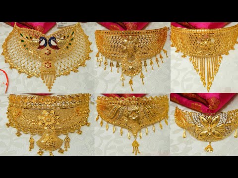 Latest light weight Gold Necklace Designs collections  | gold choker necklace designs#todayfashion