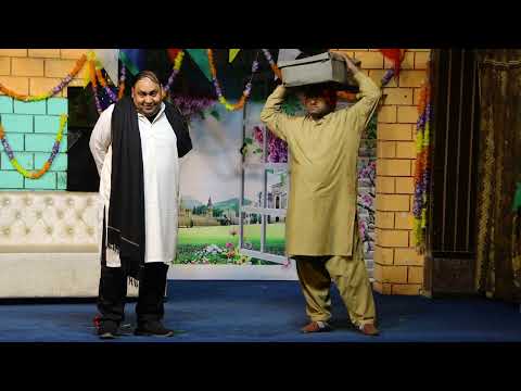 TASLEEM ABBAS  NEW PAKISTANI PUNJABI COMEDY STAGE DRAMA CLIP