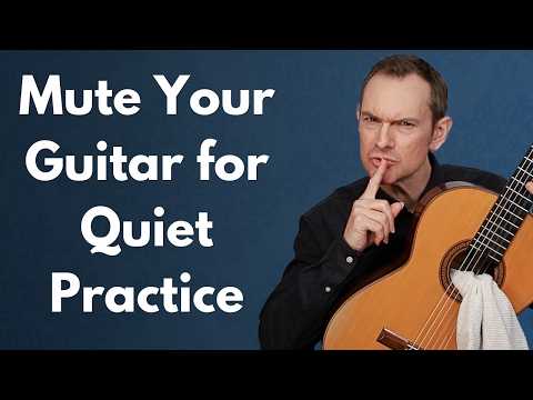 How to Mute Your Guitar for Quiet Practice - 3 Methods