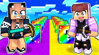 Играем в ЛАКИ ГОНКА БЛОКОВ в Майнкрафт! 100% ТРОЛЛИНГ MINECRAFT