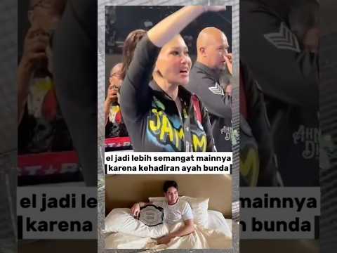 BUNDA MAIA DAN PAKDE DHANI BERSATU DI ATAS RING SUPPORT EL #maiaestianty #ahmaddhani #elrumi