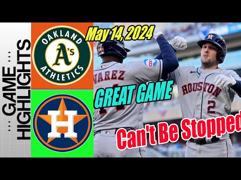 H-Astros vs Oakland Athletics [Highlights] Tie game! | Breggy bombs extra game 😎