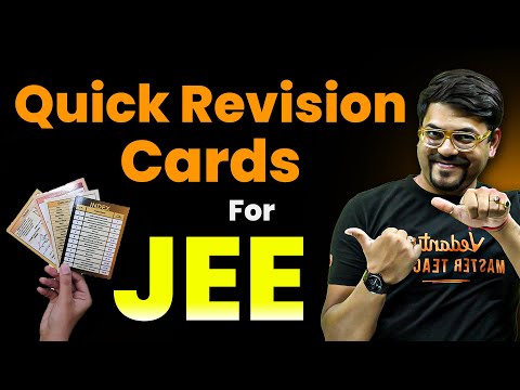 JEE Quick Revision Cards for revision in Minutes⏳| JEE Mains & Advanced 2025 | Harsh Sir